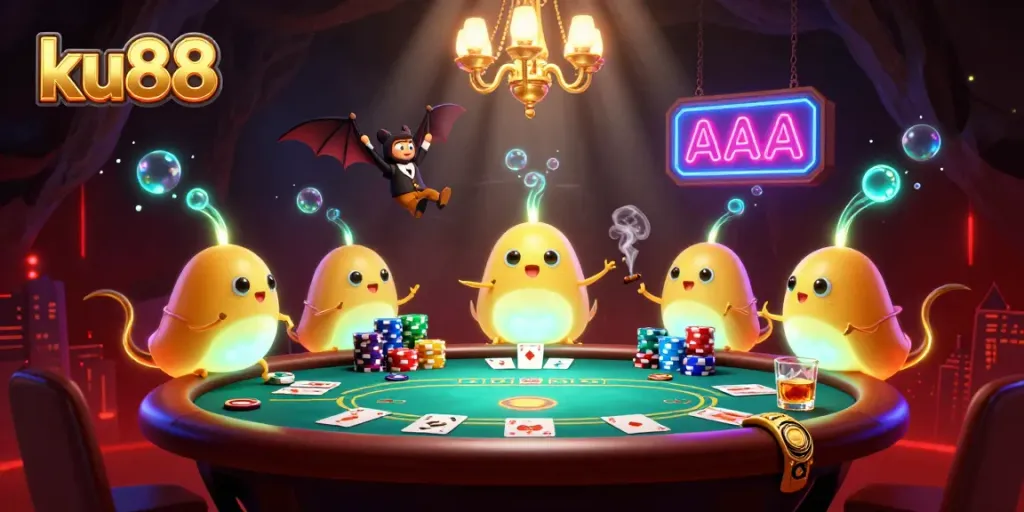 Bet on ku88 with immersive casino action from the glowworms lighting up the scene.