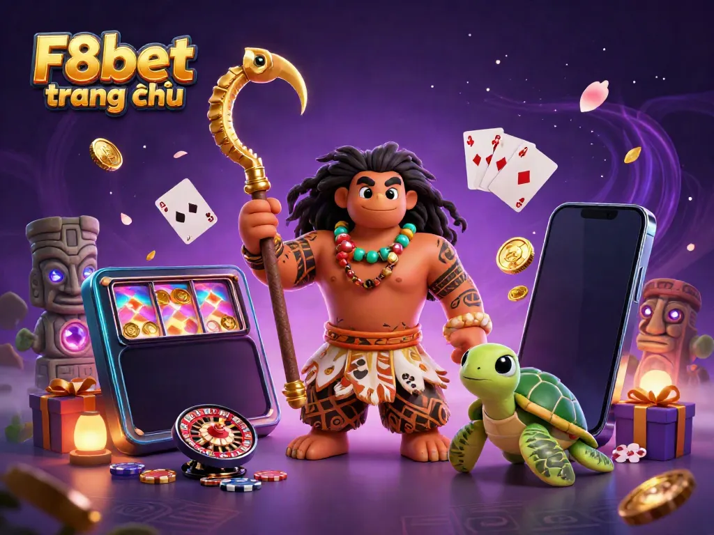 Experience thrilling games on F8bet trang chủ, where a mystical hawk and turtle invite you to play!
