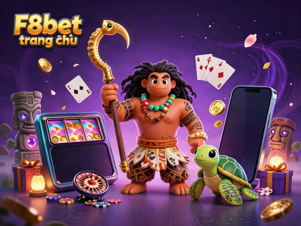 Experience thrilling games on F8bet trang chủ, where a mystical hawk and turtle invite you to play!
