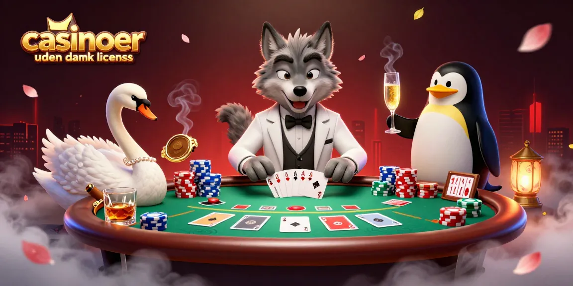 Win exciting games at casinoer uden dansk licens with a fun-filled 3D scene featuring animated characters.