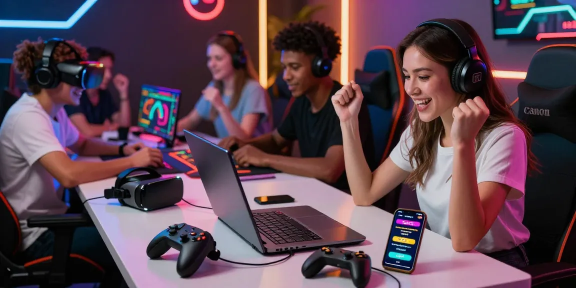 Scène de casino français crypto animée avec des joueurs profitant d'un jeu en direct et célébrant des gains en cryptomonnaies.