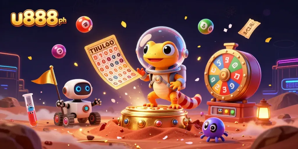Experience thrilling gaming adventures at u888 ph with vibrant lottery balls and robots!