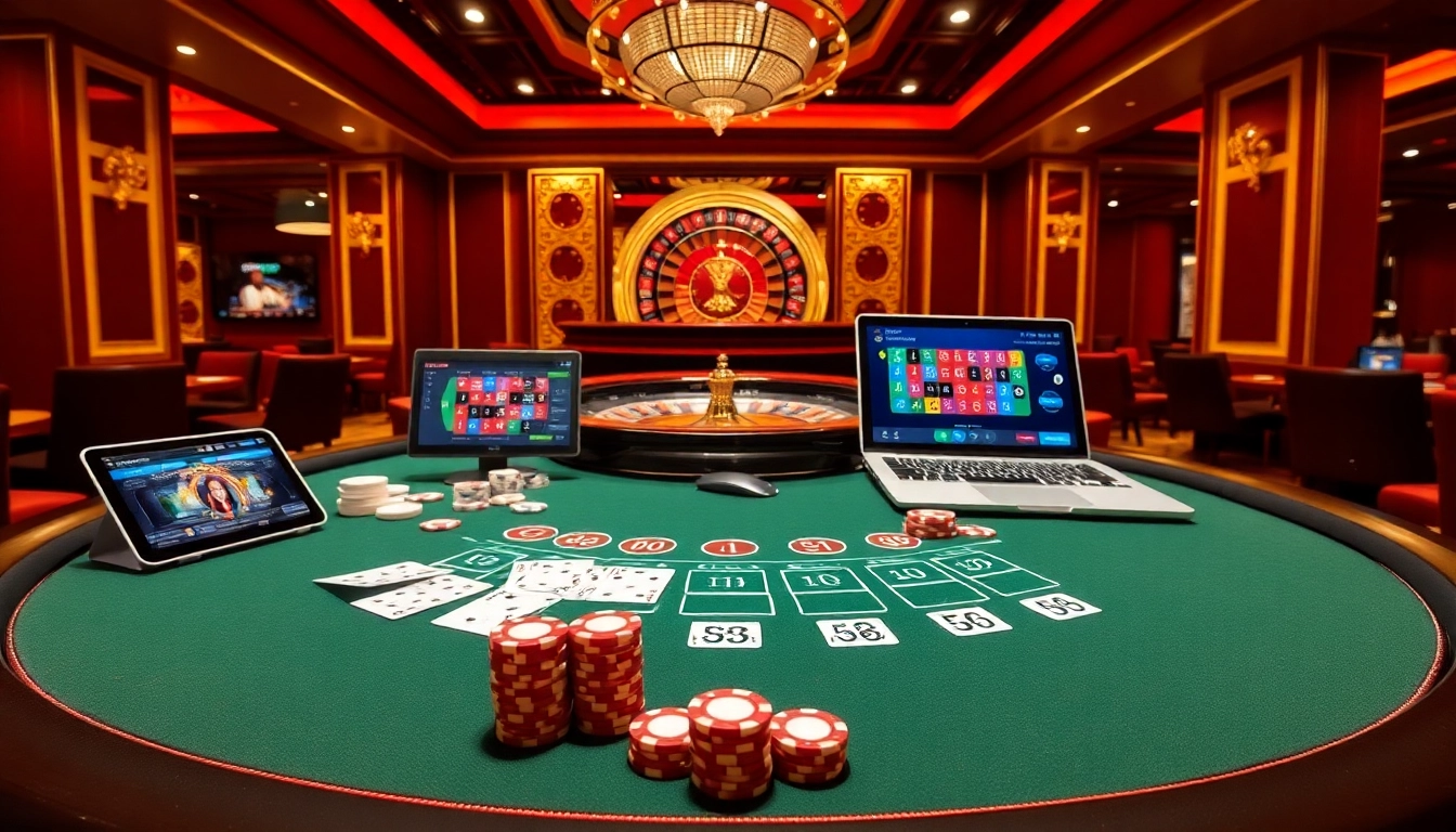 Experience luxury gaming excitement at https://bong99.pro/ with this vibrant live casino setting.