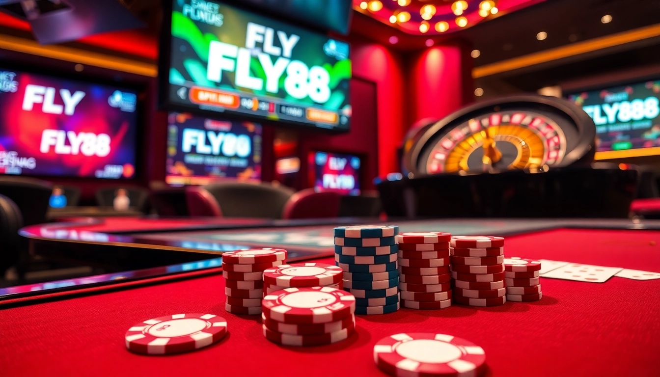 Experience the excitement of FLY88 with luxury casino games and vibrant visuals.