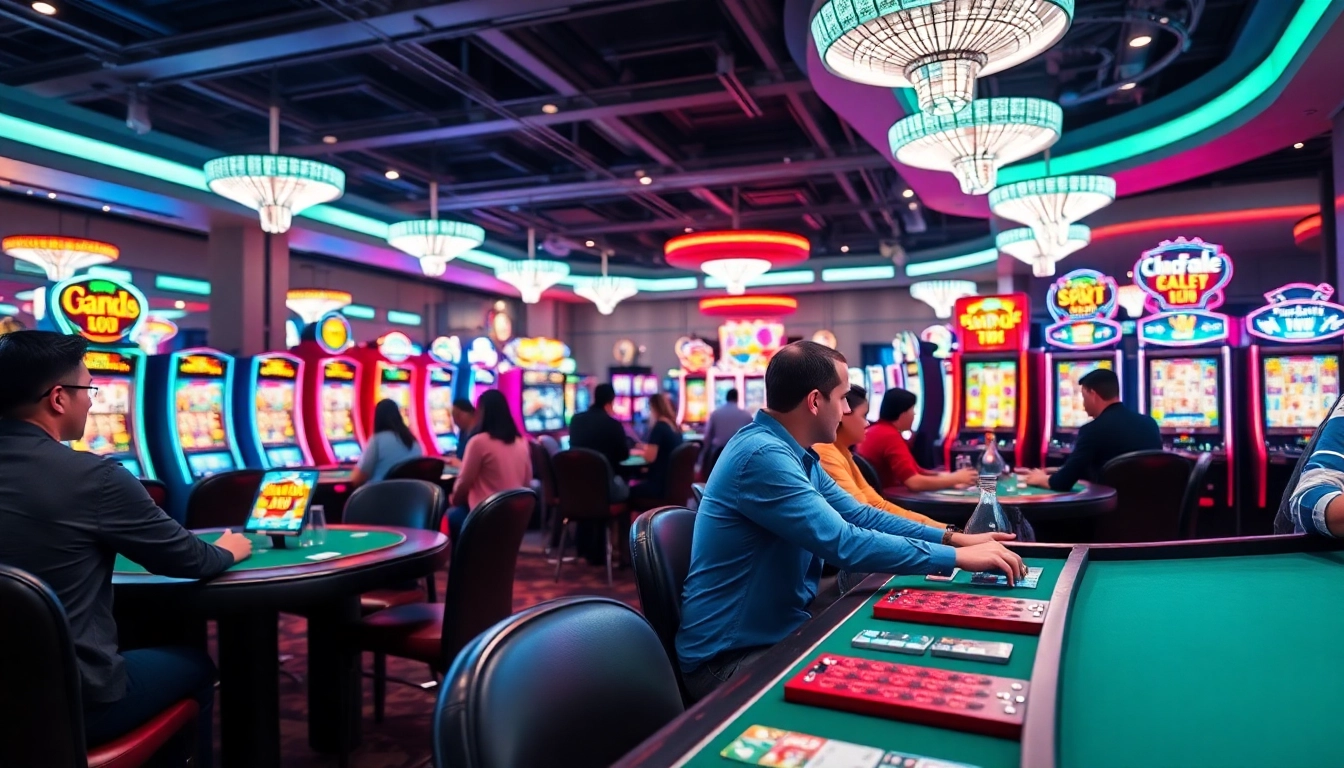 Jouer sur un site casino en ligne avec une ambiance excitante et des jeux variés.