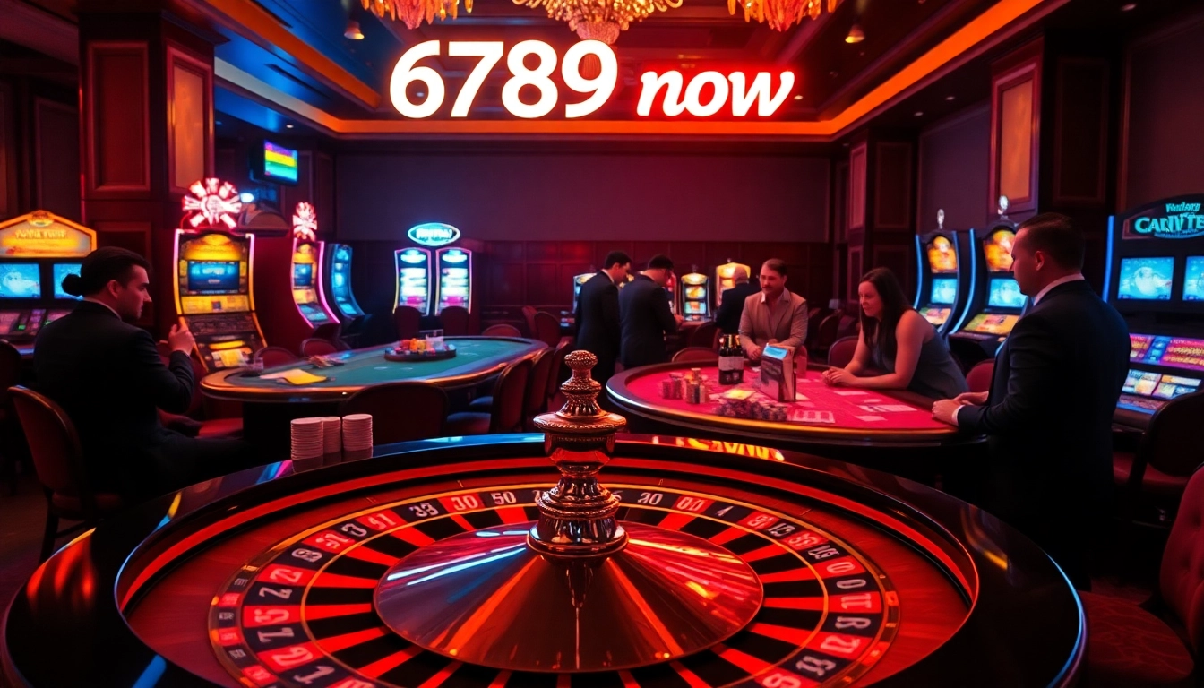 Win big at the casino with 6789 now features vibrant poker tables and roulette excitement.
