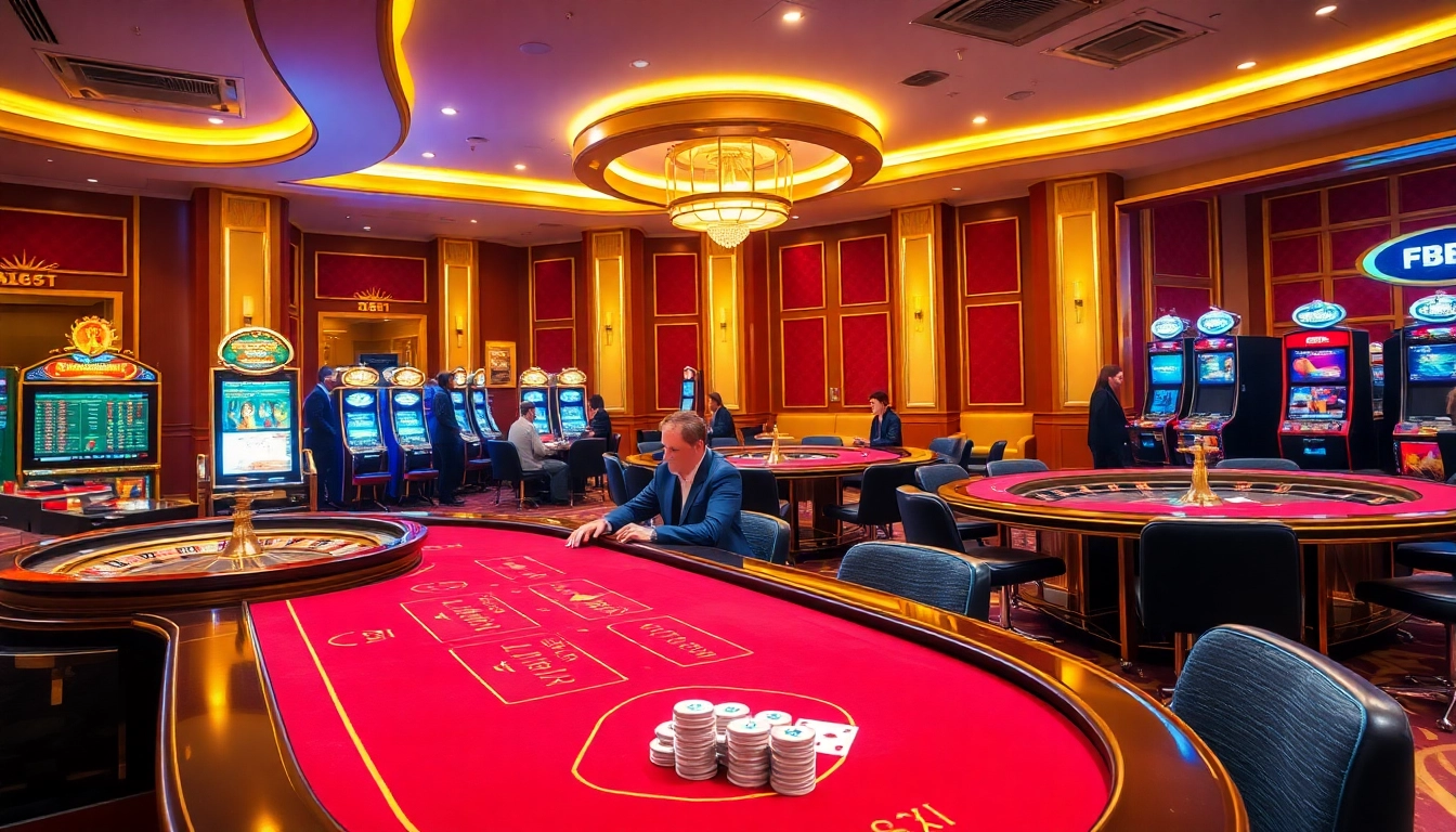 Excited players enjoying vibrant games of Blackjack and Baccarat at 88i casino.