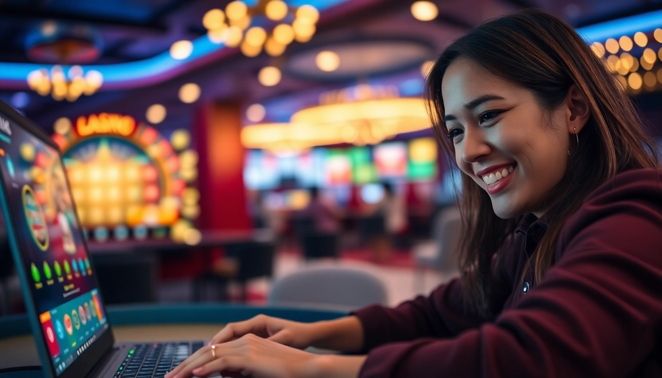 Découvrez un joueur engagé sur un casino en ligne fiable, profitant d'une expérience immersive.