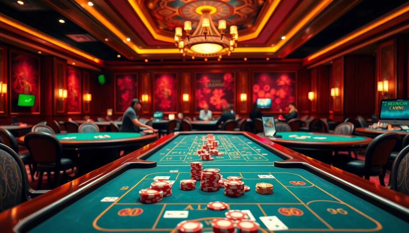 casino en ligne retrait immédiat sur des tables de jeu élégantes et modernes dans un cadre captivant