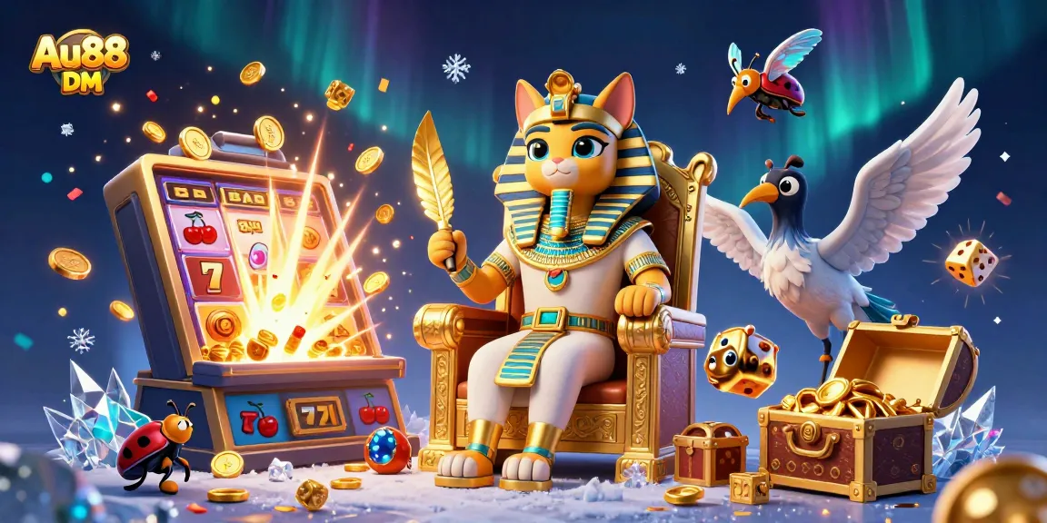 Experience the excitement of Au88 DM with thrilling slot machines and a vibrant casino atmosphere.