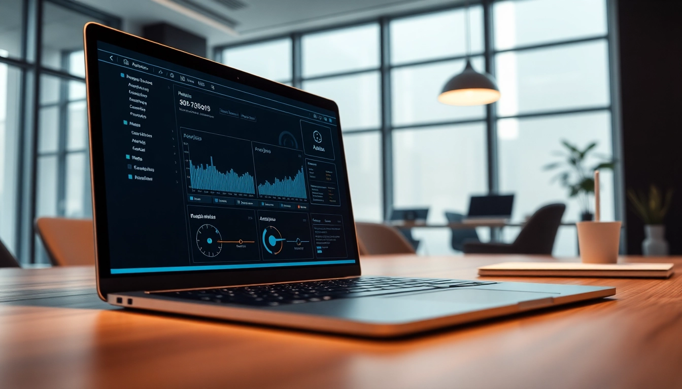 Application espion sur une interface d'ordinateur modern, révélant des outils d'analyse et de surveillance.