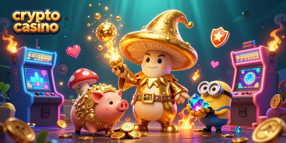 Jouez sur un crypto casino avec des personnages colorés et enrichissants, découvrant des trésors dorés.