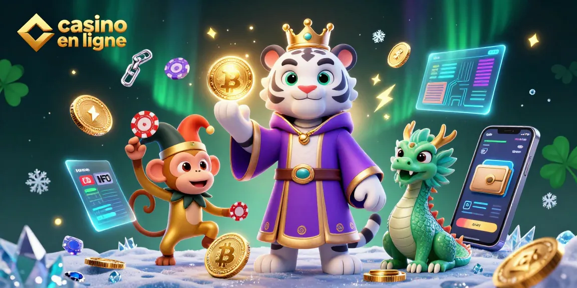 Jeu excitant sur un casino en ligne avec un tigre élégant, un singe jongleur et un dragon en jade