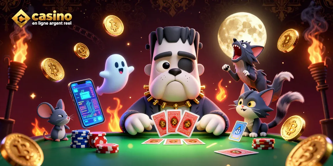 Jouez sur un casino en ligne argent réel avec des personnages amusants et des éléments de jeu captivants.